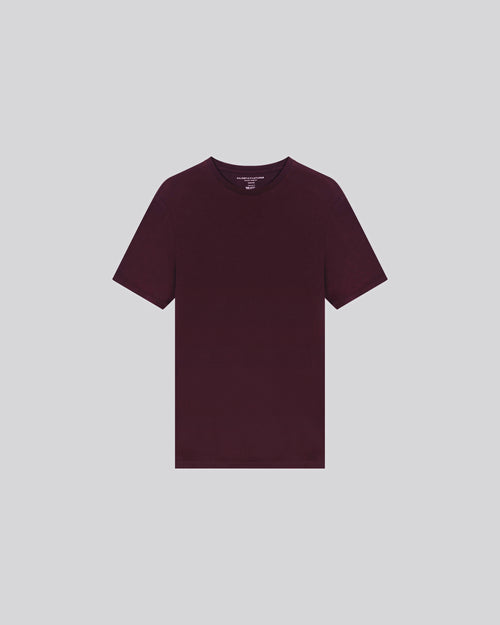 "Camiseta cuello redondo de manga corta de Algodón / Cachemira" - MAJESTIC FILATURES