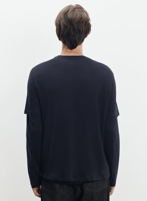 T-Shirt aus baumwolle und kaschmir - MAJESTIC FILATURES