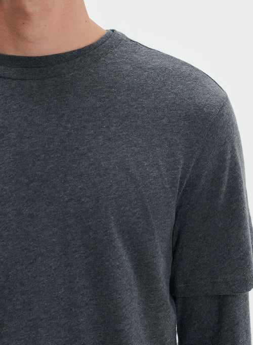 T-Shirt aus baumwolle und kaschmir - MAJESTIC FILATURES