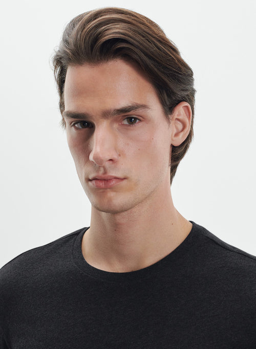 T-shirt in cotton and cashmere - MAJESTIC FILATURES