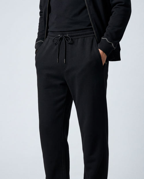 Pantalón negro de algodón orgánico / Algodón - MAJESTIC FILATURES