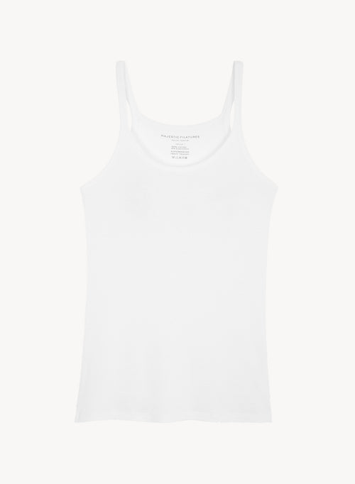 Camiseta de tirantes de viscosa y elastano - MAJESTIC FILATURES