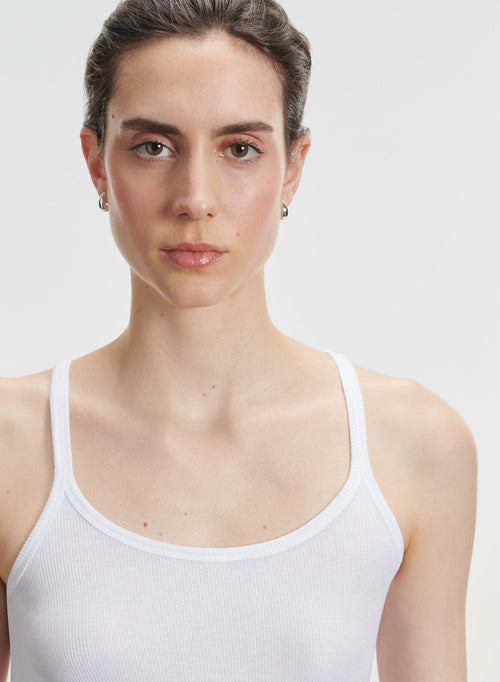Camiseta de tirantes de viscosa y elastano - MAJESTIC FILATURES