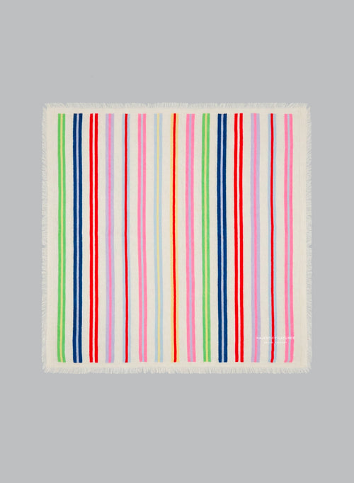 Pañuelo en color leche de cachemira extrafina - MAJESTIC FILATURES