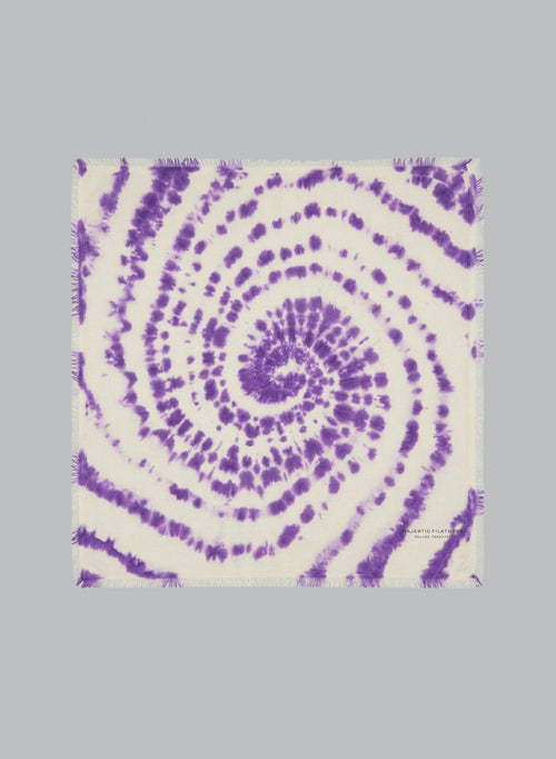 Amethyst Tie-Dye Cashmere Bandana - MAJESTIC FILATURES