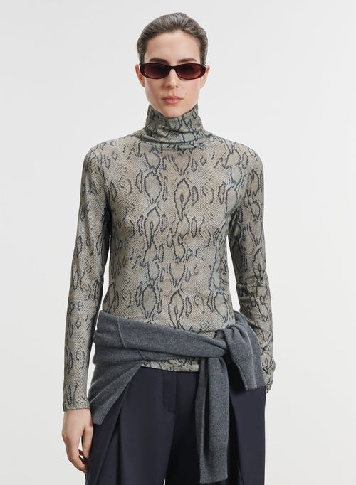 Baumwolle- und Kaschmir-T-Shirt - MAJESTIC FILATURES