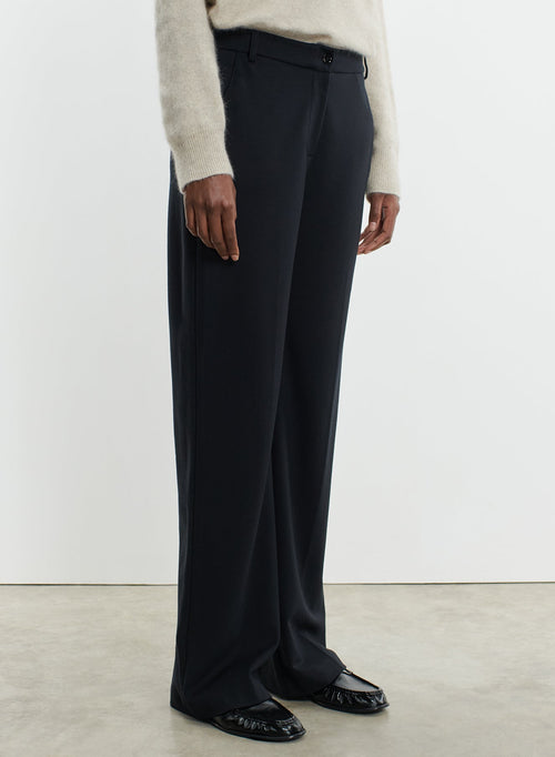 Pantalon en viscose, polyamide et élasthanne - MAJESTIC FILATURES
