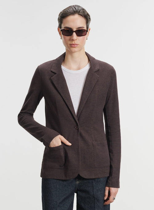 Chaqueta de algodón orgánico, cachemira y algodón supima - MAJESTIC FILATURES